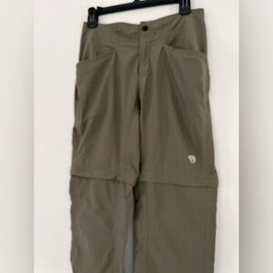Mountain Hard Wear Ramesa Women's Convertible Hiking Pants/Shorts Size 4
